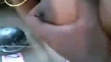 Tamil aunt gets her boobs exposed and hairy pussy fingered