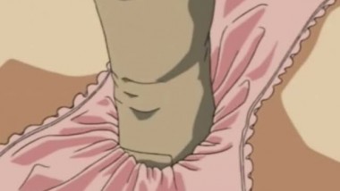 Anime redhead gets pounded by a old cock