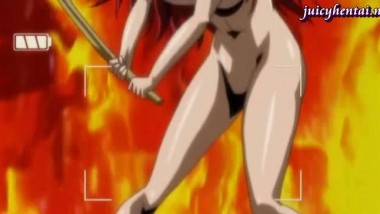 Anime lesbians fingering their wet cunts