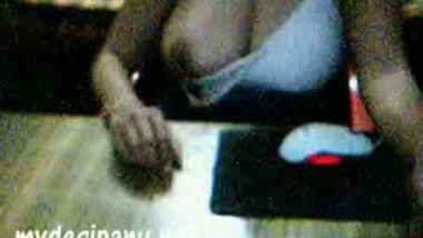 Desi college girl tripty on skype