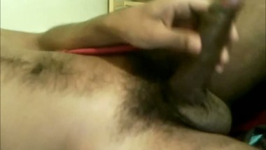 A Horny Young Boy Masturbating in His Room in The Morning,