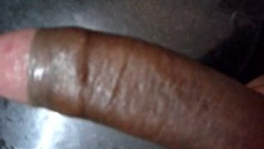 Stroking Hard Black Cock