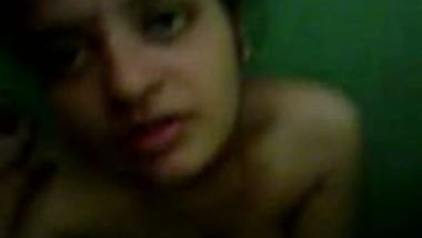 Desi sex scandal of sexy and cute bengali village bhabhi with lover