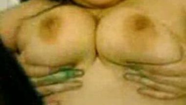 Aunty’s Milky Tits
