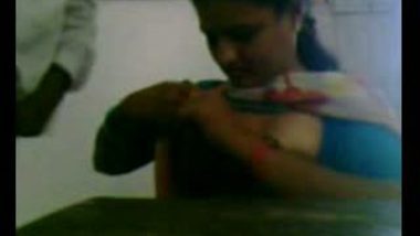 South Indian telegu school teacher sex with colleague leaked mms