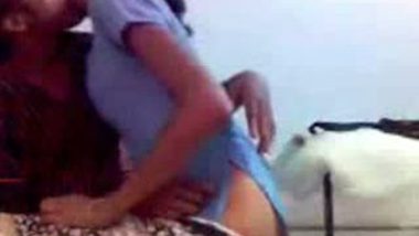 Student Couple On Bed