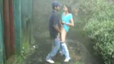 Indian Desi College Girl Fucking Outside Hostel With Boyfriend