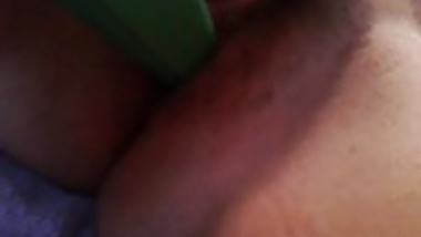 Little tiny whore fucks her disgustin twat