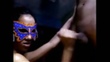 Indian masked swingers party