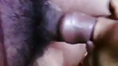 Lucky indian Guy getting Cute BJ with her Wife