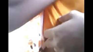 Indian guy touching and rubbing women tits in bus