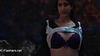 Zarinas indian teen flashing and outdoor oriental babes