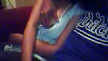young couple sex in watching Tv