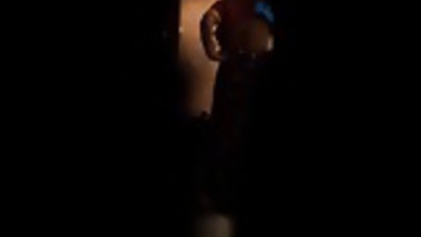 Indian maid dress change watched from key hole