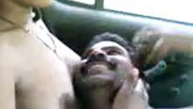 Indian couple in car