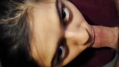 Beautiful hot indian teen sucking cock so nicely!