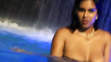 Beauty In Blue From India Exposed