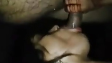 Newly married submissive Indian wife sucking like a pornstar