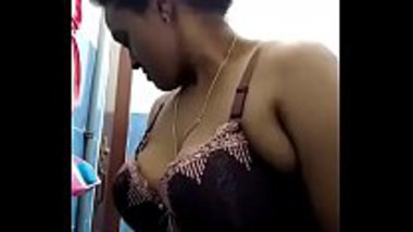 South Indian aunty exposing before her bath