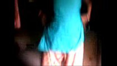 Sexy village girl changing clothes in front of her lover