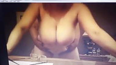 Mallu aunty huge boobs clapping