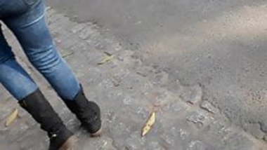 Indian Girl , In Tight Jeans Butt 2.