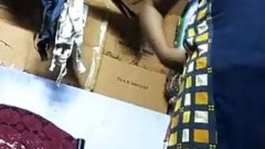 Indian wife caught changing dress