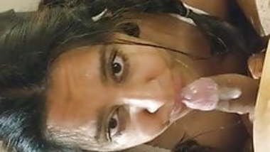 Rina the Indian Wifey gives Daddy a Blowie
