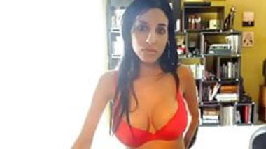 Busty Indian Babe Masturbates With A Dildo