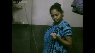 Sexy Bhabhi Undressing In Bathroom