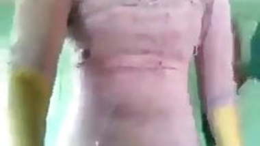 Village bhabi dress remove