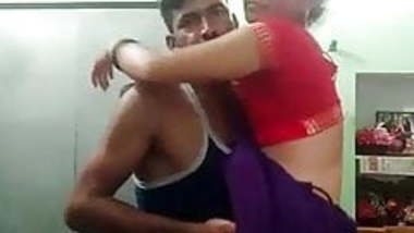Desi bhabhi fucks devar in standing missionary position