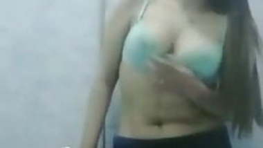 Hot Indian girl in changing room