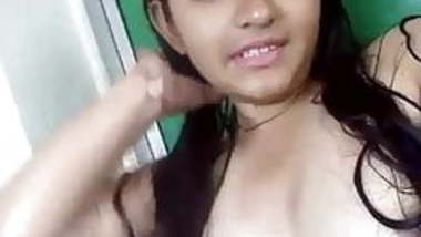 indian girl Shy Colg Babe Teena Selfie wid Audio
